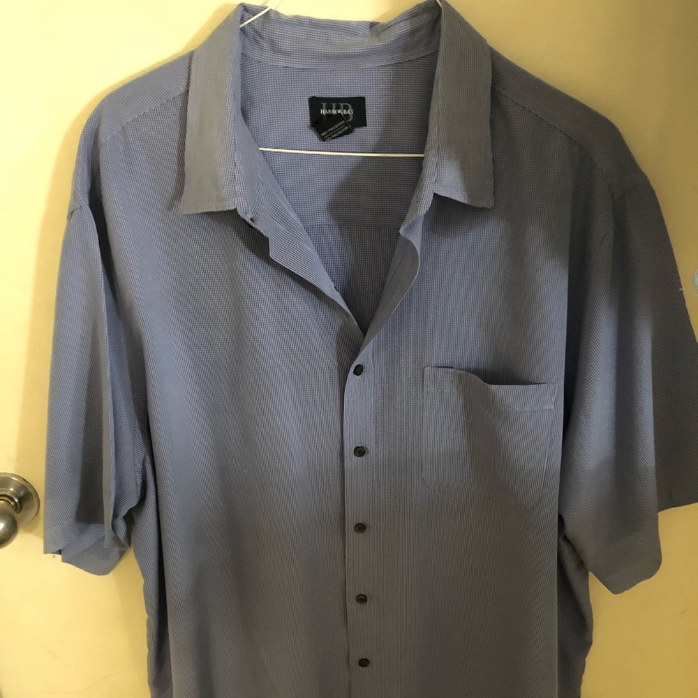 2 Harbor Bay  Short Sleeve Button down shirt.